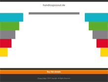 Tablet Screenshot of handicapscout.de